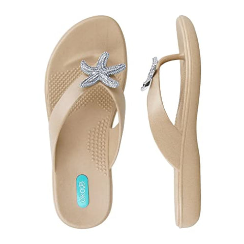 Oka-B Women's Livie Starfish Flip Flop Sandal