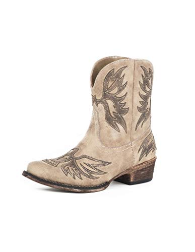 ROPER Western Boots Womens Snip Toe Amelia Tan 09-021-1567-2428 TA