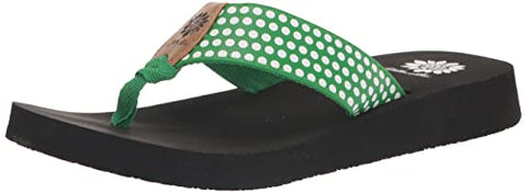 Yellow Box Fromy Sandal, Kelly Green