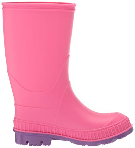 Kamik Baby-Girl's Stomp Rain Boot, PINK, 5 M US Toddler