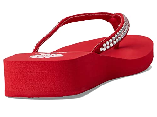 Yellow Box Jello Sandal, Red