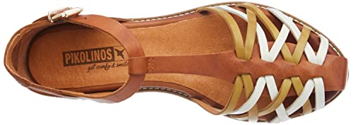 PIKOLINOS Leather Flat Sandals Talavera W3D