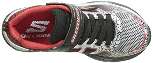 Skechers Boys' Neutron Subatomic Sneaker,Black/Red,US 3 M