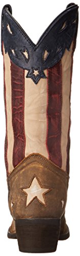 Laredo Womens Keyes Patriotic Snip Toe Boots Mid 2024 Calf Low Heel