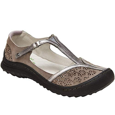 Jambu Womens Creek Perforated T-Strap Sandals