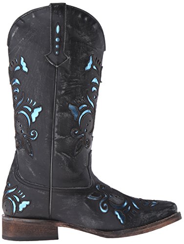 Roper Women's Metallic Underlay Western Boot