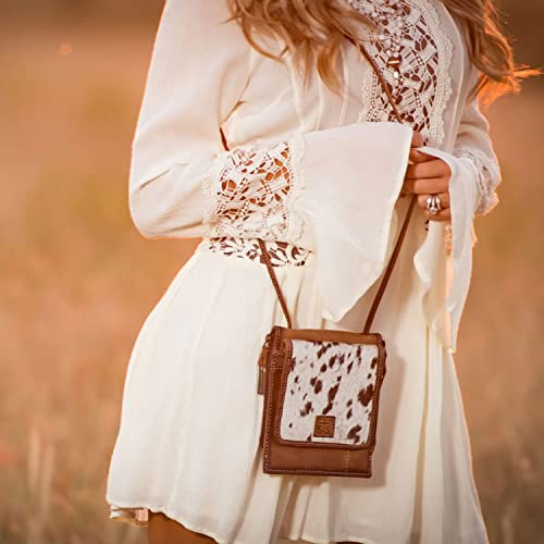 STS Ranchwear Cowhide Euro Crossbody Ladies Leather Multi-Color