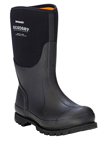 Dryshod Mens Bobby Mid Waterproof Work Work Safety Shoes Casual - Black