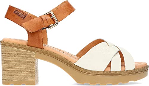 PIKOLINOS Leather Heeled Sandals CANARIAS W8W