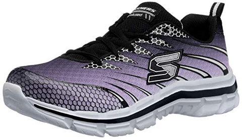 Skechers Boys Nitrate Training Shoe,Gray/Black,US 11.5 M