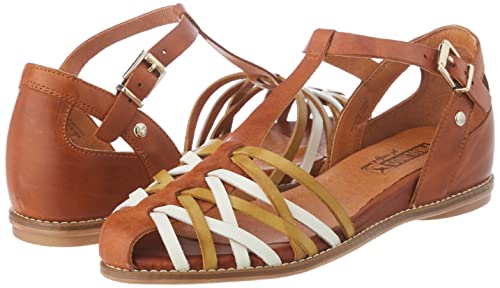 PIKOLINOS Leather Flat Sandals Talavera W3D