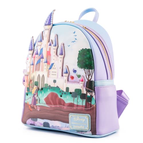 Loungefly Tangled Princess Castle Crossbody Bag