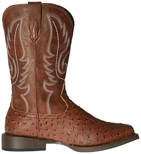 Roper Square Toe Faux Ostrich Western Boot