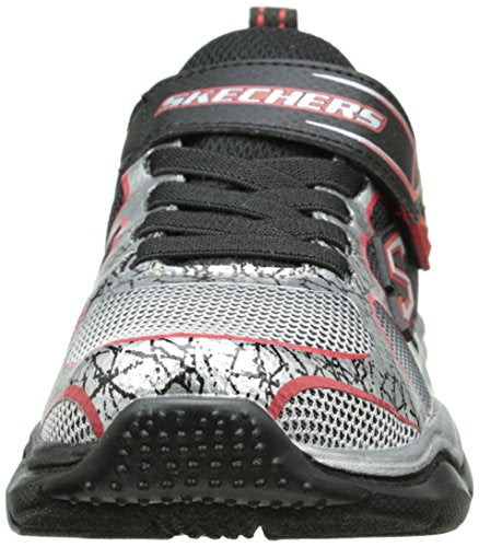 Skechers Boys' Neutron Subatomic Sneaker,Black/Red,US 3 M