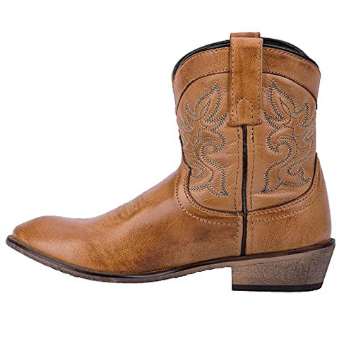 Dingo Boots Women's Willie Round Toe Cowboy Booties