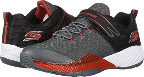 Skechers Kids Boy's Clear Track Lunar Shift 97606L (Little Kid/Big Kid) Charcoal/Black 11.5 Little Kid