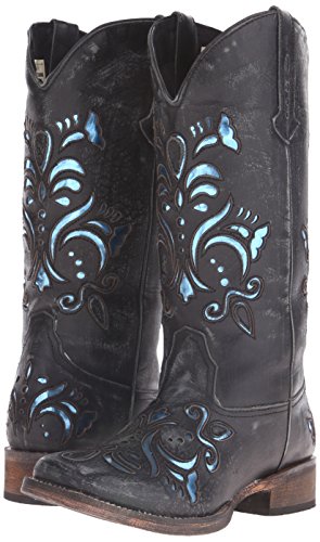 Roper Women's Metallic Underlay Western Boot