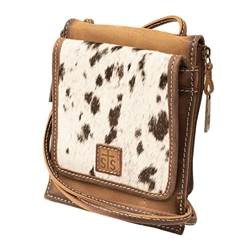 STS Ranchwear Cowhide Euro Crossbody Ladies Leather Multi-Color