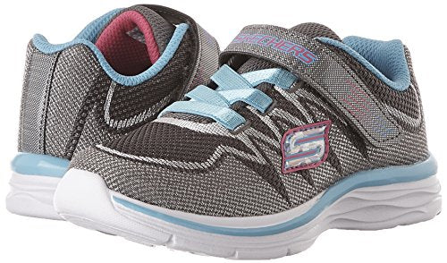 Skechers Dream N' Dash Whimsy Girl Charcoal/Turquoise