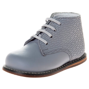Josmo Unisex Baby Walker Leather Shoe (3 Infant M US, Grey Wowen)